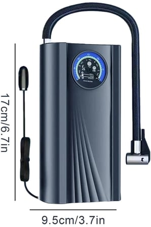 SCK619-2 Lastik Şişirme Cihazı Hızlı Enflasyonlu Hava Kompresörü ile 150 PSI El Pompası Çakmaklık Girişli - Motosiklet, Basketbol, Akülü Araba, Otomobil, Bisiklet için Dış Mekan Lastik Aksesuarları