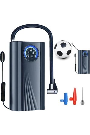 SCK619-2 Lastik Şişirme Cihazı Hızlı Enflasyonlu Hava Kompresörü ile 150 PSI El Pompası Çakmaklık Girişli - Motosiklet, Basketbol, Akülü Araba, Otomobil, Bisiklet için Dış Mekan Lastik Aksesuarları