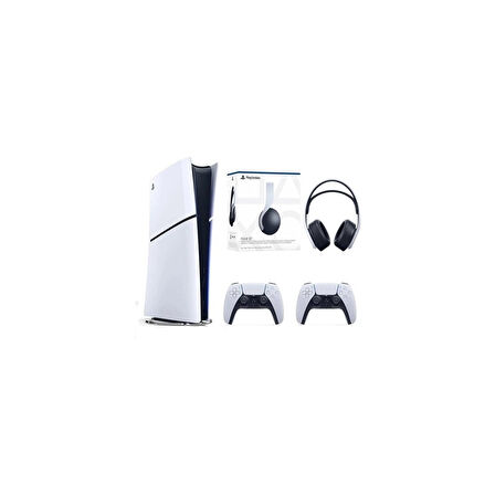 Playstation 5 Slim Dijital Edition + 2 Dualsense + 3D Plus Kulaklık Oyun Konsolu
