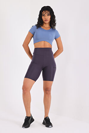 Scorp Alpha Kadın Biker Spor Tayt Antrasit