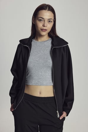 Scorp Astera Kadın Fermuarlı Sweatshirt Siyah
