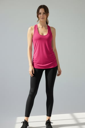 Scorp Aura Sırt Detaylı Kadın Spor Atlet Fuşya