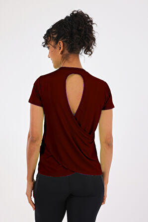 Scorp Desire Spor Tişört Mürdüm