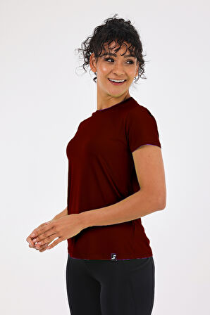 Scorp Desire Spor Tişört Mürdüm