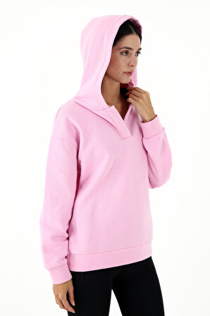 Scorp Elegance Kadın Spor Sweatshirt Pembe