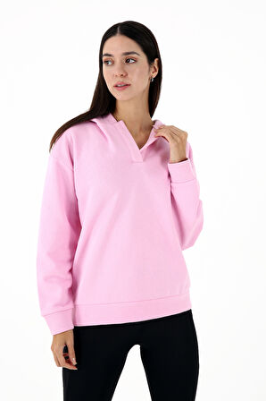 Scorp Elegance Kadın Spor Sweatshirt Pembe