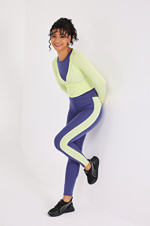 Scorp Equinox Kadın Uzun Kollu Spor Bluz Sarı