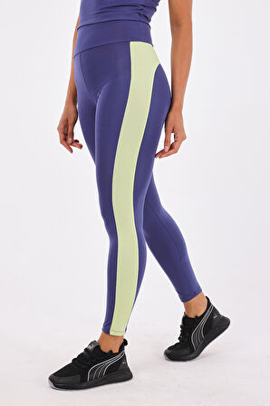 Scorp Equinox Kadın Spor Atlet Uzun Tayt Bluz 3lü Takım Saks