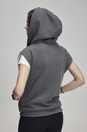 Scorp Impact Reversible Kadın Çift Taraflı Yelek Gri Beyaz