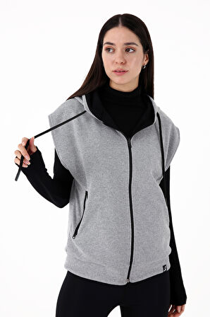 Scorp Impact Reversible Kadın Çift Taraflı Yelek Gri