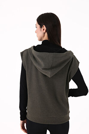Scorp Impact Reversible Kadın Çift Taraflı Yelek Haki