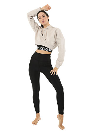 Scorp Joy Yüksek Bel Cepli Spor Tayt Siyah