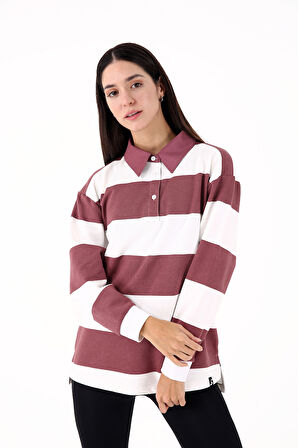 Scorp Luxe Kadın Casual Sweatshirt Bordo