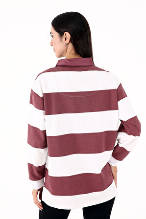 Scorp Luxe Kadın Casual Sweatshirt Bordo