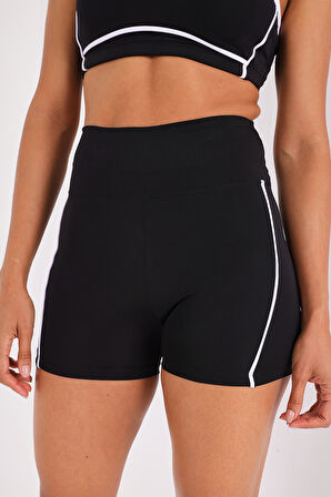 Scorp Omni Kadın Spor Biker Tayt Siyah