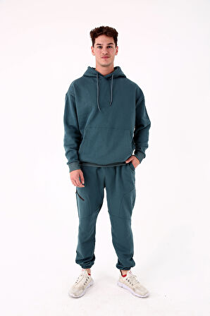 Scorp Origin Erkek Hoodie Sweatshirt Petrol