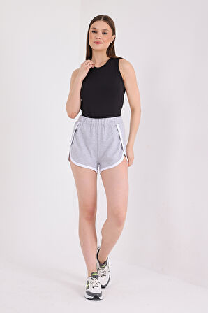 Scorp Relay Kadın Koşu Şortu Kar Melange