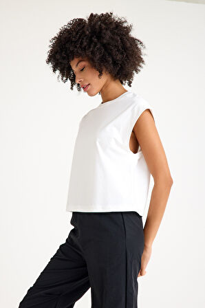 Scorp Savage Kadın Spor Tişört Beyaz