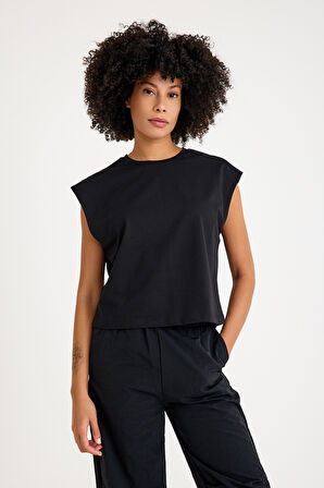 Scorp Savage Kadın Spor Tişört Siyah