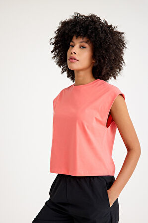 Scorp Savage Kadın Spor Tişört Nar Çiçeği