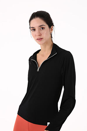 Scorp Sprint Track Top Kadın Sweatshirt Siyah