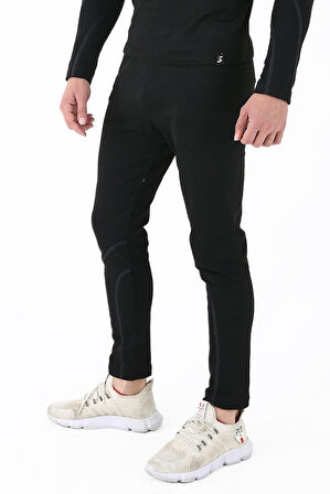 Scorp Thermo-Fit Erkek Termal İçlik Alt Kayak İçliği Siyah