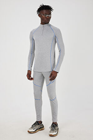 Scorp Thermo-Fit Extreme Erkek Termal İçlik Alt Kayak İçliği Gri