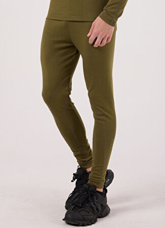 Scorp Thermo-Fit Erkek Termal İçlik Alt Kayak İçliği Askeri Haki Yeşil