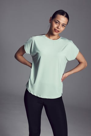 Scorp Valea Kadın Spor Uzun Tişört Mint