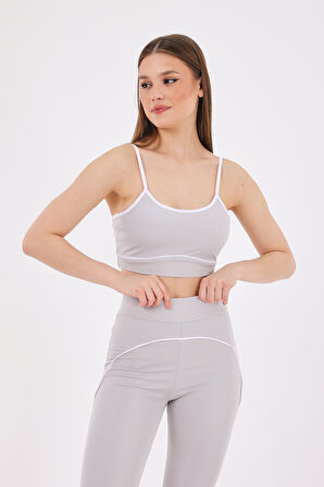 Scorp Viva Sporcu Sütyeni Gri