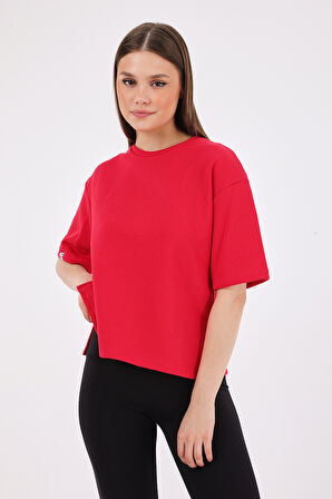 Scorp Zen Kadın Crop Tişört Kırımızı