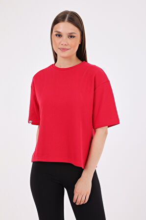 Scorp Zen Kadın Crop Tişört Kırımızı