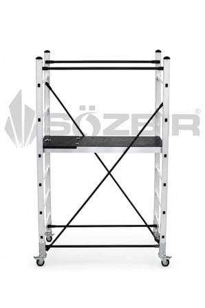 2 Mt Tekerlekli Çalışma Platformu 80X25 Çok Amaçlı/Pratik/Kolay