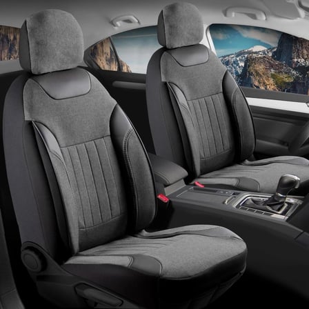 Pontiac Bonneville Keten Oto Koltuk Kılıfı Ön Arka Set Füme Edition SCR