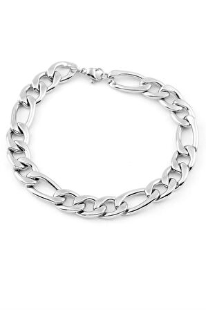 Gurmet Kararmaz Gümüş Erkek Çelik Bileklik