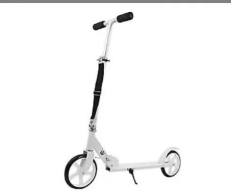 Hattrick SCS150 Beyaz 100 kg Kapasiteli Katlanabilir Yetişkin ve Çocuk Scooter