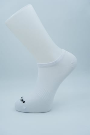 Stocalze Erkek Bambu Görünmez Sneaker Çorap Dikişsiz 6'lı Siyah Beyaz 40-47