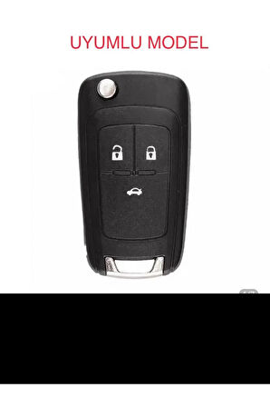 Chevrolet Cruze Ve Opel Astra Insignia Corsa 3 Tuşlu Karbon Anahtar Koruma Kılıf 2.resime Bakınız