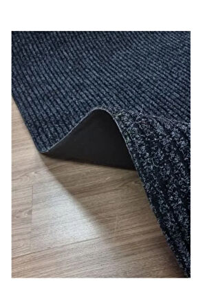 Çelik Halı 2 x 10 metre SİYAH Dış Ve Iç Zemin Kaymaz Halı Yolluk Taban Iş Yeri Ofis Oto Paspası