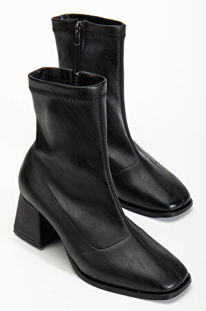 Sandra Streç Bot Siyah