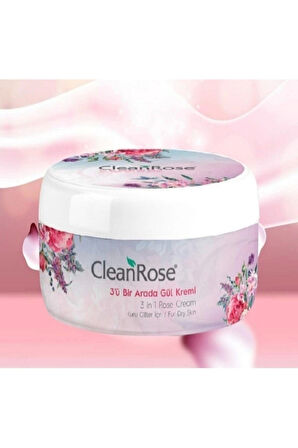 Clean Rose 3'ü Bir Arada Kuru Cilt Kremi 125 ml