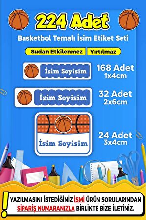 Okul Kreş Kişiye Özel İsim Yazılabilen Etiket Seti - 31