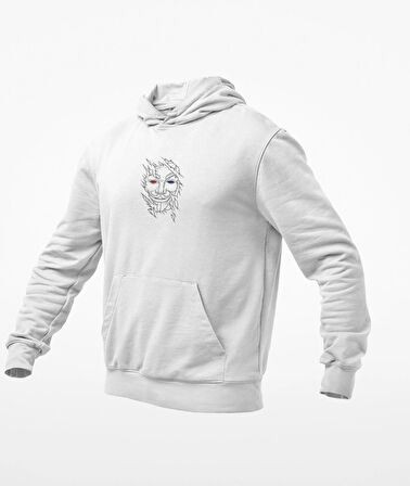 v for vendeta baskılı sweatshirt