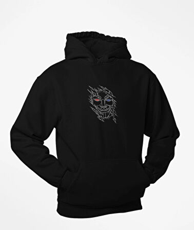 v for vendeta baskılı sweatshirt