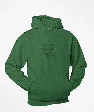 v for vendeta baskılı sweatshirt