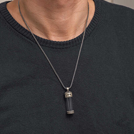 Gümüş İçi Açılabilen Muska Kabı Cevşen Erkek Kolye