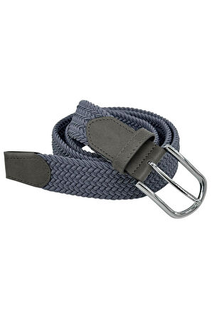Antrasit Füme Elastik Esnek Unisex Örgü Kemer - 8500-17