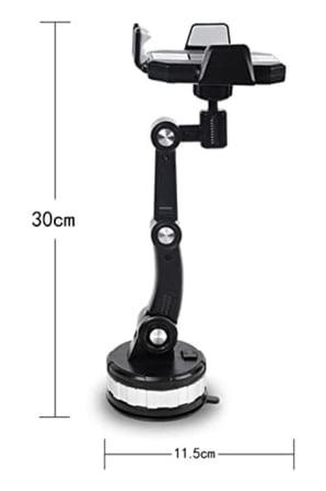 B Jel Vantuzlu Cama Takılabilen Güçlü 360 Derece Dönebilen Ayarlanabilir Araç Içi Vantuzlu Telefon Tutucu