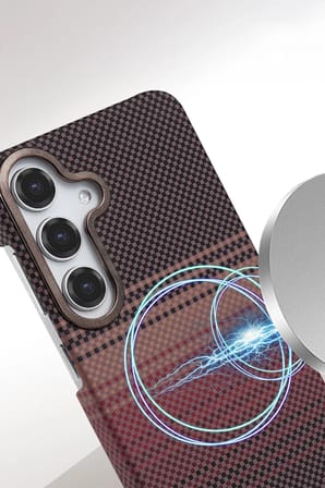 Samsung Galaxy S24 FE Vega Magsafe Kapak - Yeşil