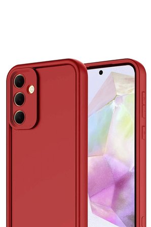 Samsung Galaxy A17 5G Viera Silikon - Kırmızı